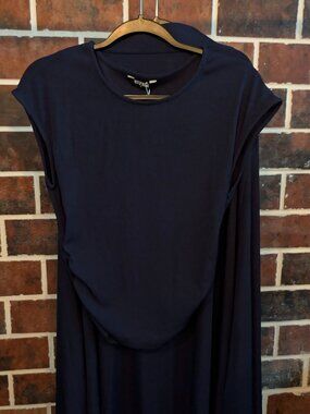 NWT BTFBM Navy Blue Ribbed 2 Piece Skirt Set Size S